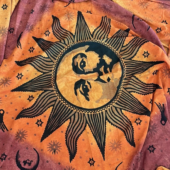Large sun and moon tapestry - Picture 4 of 6